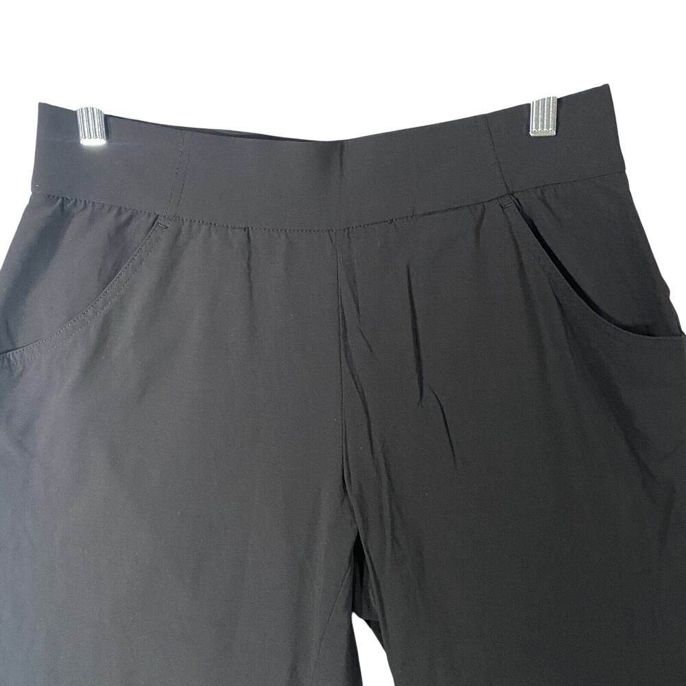 Columbia Omni-Shield Outdoor Hiking Black Crop Capri Pants Womans Size Medium - Picture 2 of 10
